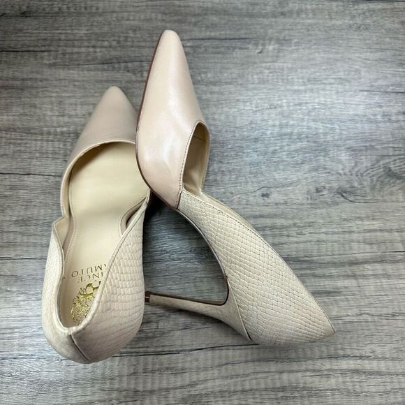 Vince Camuto~Women’s~”Airmosah”~ Beige Heels Stiletto Pump~Size 10 - Picture 7 of 10